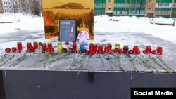 Стихийный мемориал в Республике Коми