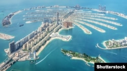 Район Palm Jumeirha в Дубае