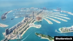 Район Palm Jumeirha в Дубае