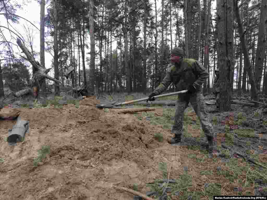 Околиці селища міського типу Макарова Київської області, 6 березня 2022 року