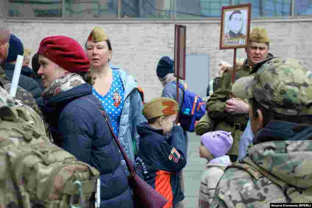 Акция &quot;Бессмертный полк&quot; в Петербурге