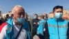 Kazakhstan - A protest of ambulance staff in Aktobe. 15 May 2020