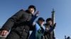 Kazakhstan - Kazakh law enforcement officers detain a protester during a rally held by opposition supporters, after anti-government activist has died of heart problems in a police detention center earlier this week, in Almaty, Kazakhstan March 1, 2020 REU