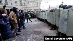 Акция протеста в Петербурге