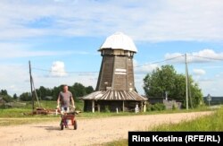 Мельница-голландка в Ровдиной Горе