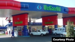 Автозаправочная станция UzGasOil в Ташкенте.