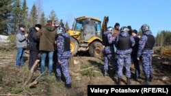 Росгвардия в парке "Каменный бор" 