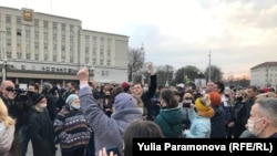 Акция протеста в Калининграде 