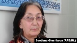 Балхашский адвокат Зинаида Мухортова. Астана, 1 ноября 2013 года.