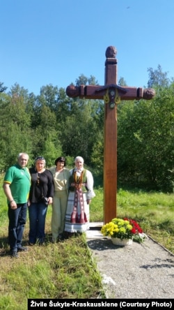 Иркутск. Памятный литовский крест.